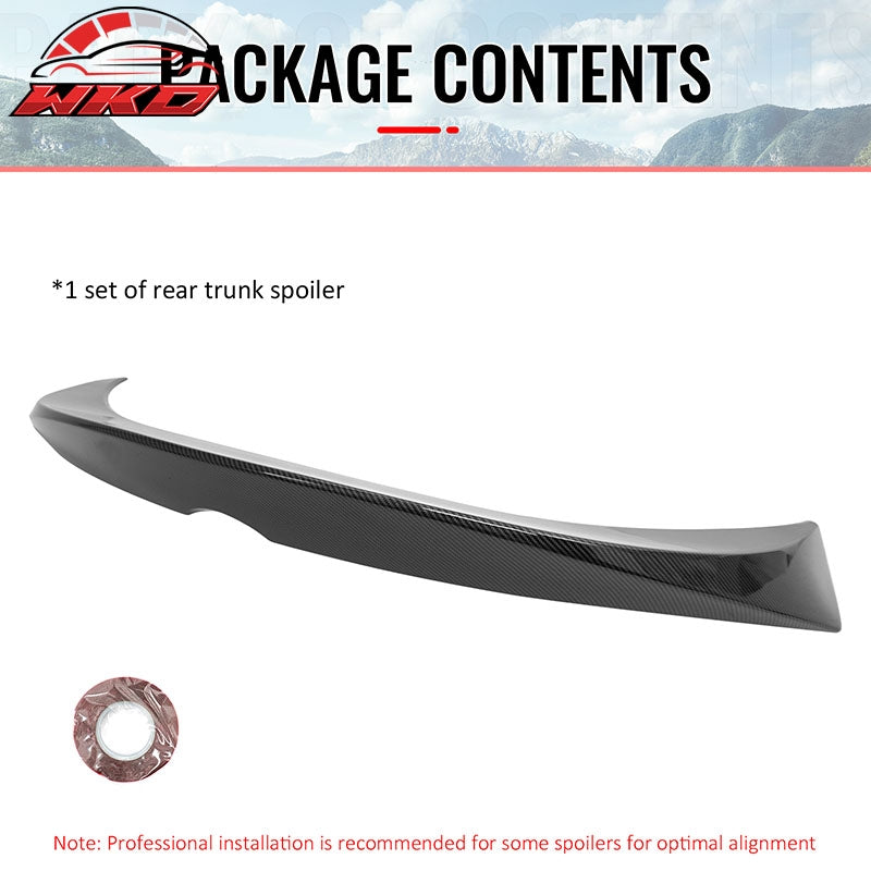 Wholesale 19-26 Toyota Corolla Trunk Spoiler Carbon Fiber Print JDM Style Rear Wing - Wikond Auto