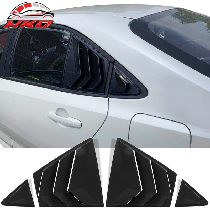 Wholesale 20-26 Toyota Corolla Sedan 4PCS Side Window Louvers Scoop ABS Matte Black
