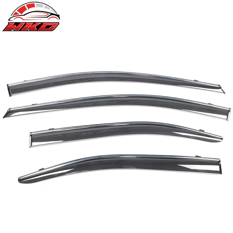 Wholesale 20-26 Corolla Chrome Trim Window Visor Door Vent Sun Rain Guard Deflectors
