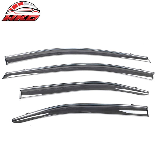 Wholesale 20-26 Corolla Chrome Trim Window Visor Door Vent Sun Rain Guard Deflectors