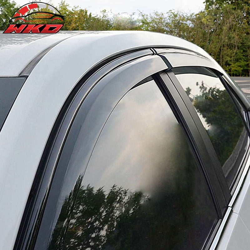 Fits 20-26 Toyota Corolla Sedan Window Visor Sun Guard Rain Deflector 4PC Set