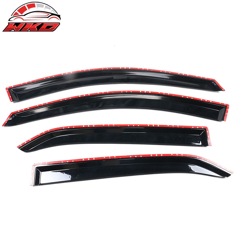 Fits 20-26 Toyota Corolla Sedan Window Visor Sun Guard Rain Deflector 4PC Set