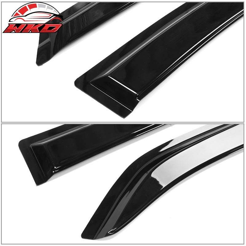 Fits 20-26 Toyota Corolla Sedan Window Visor Sun Guard Rain Deflector 4PC Set