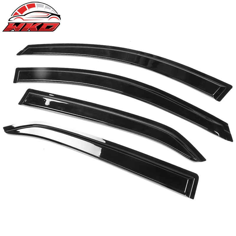Fits 20-26 Toyota Corolla Sedan Window Visor Sun Guard Rain Deflector 4PC Set