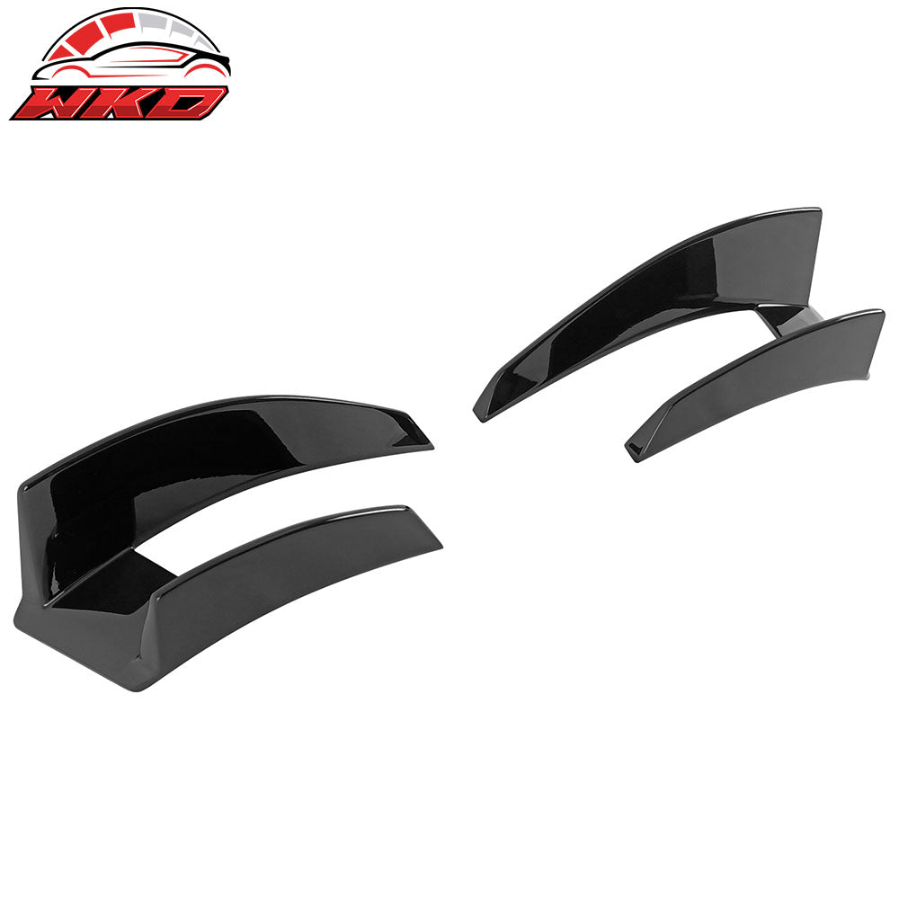 Fits 19-25 Toyota Corolla Hatchback D Style Front Bumper Canards Painted #218