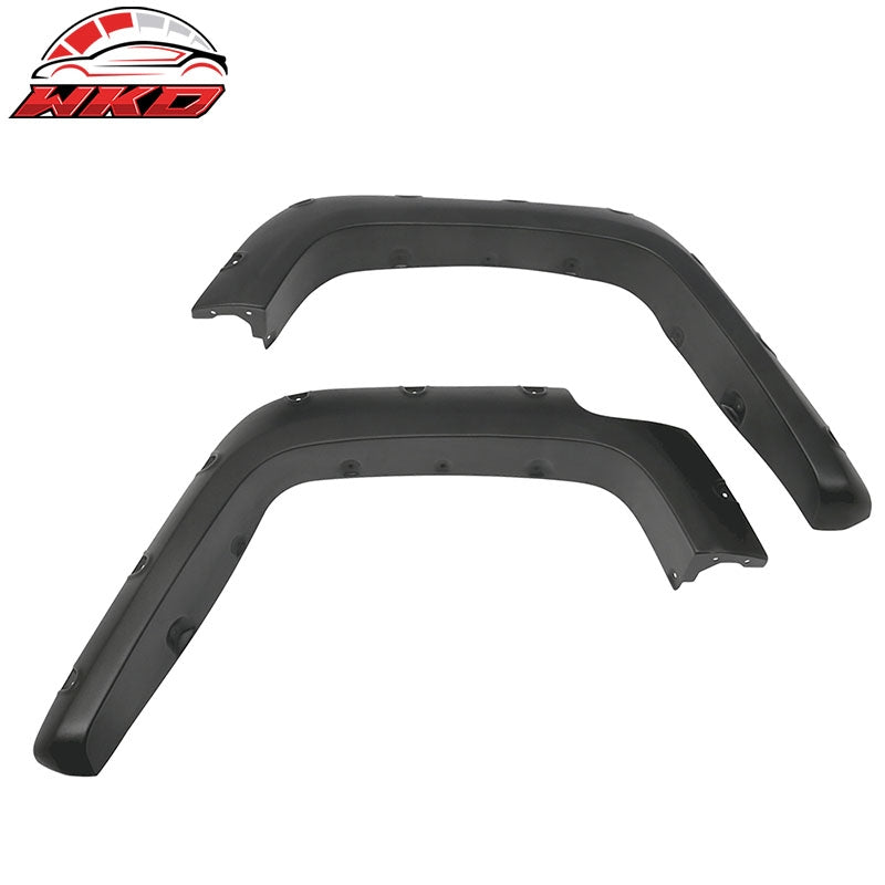 Fits 07-15 Toyota FJ Cruiser Pocket Fender Flares Sanded Wheel Cover 4PC ABS