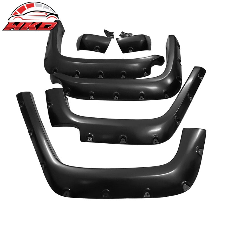 Fits 07-15 Toyota FJ Cruiser Pocket Style Fender Flares Wheel Cover 4PC ABS