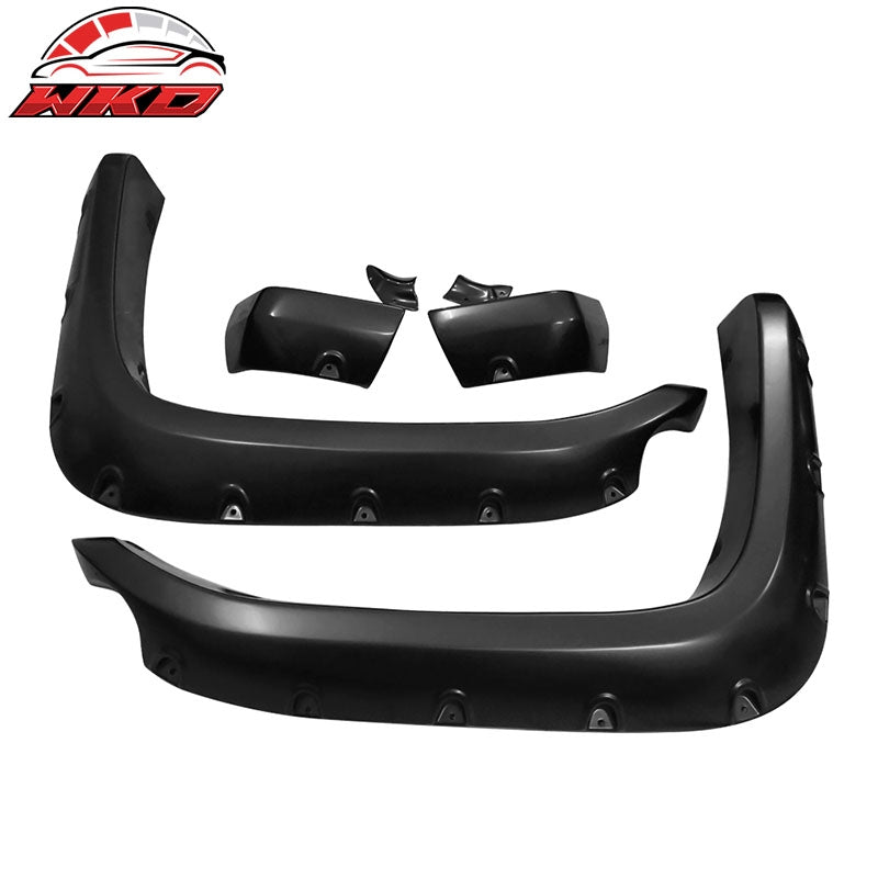 Fits 07-15 Toyota FJ Cruiser Pocket Style Fender Flares Wheel Cover 4PC ABS