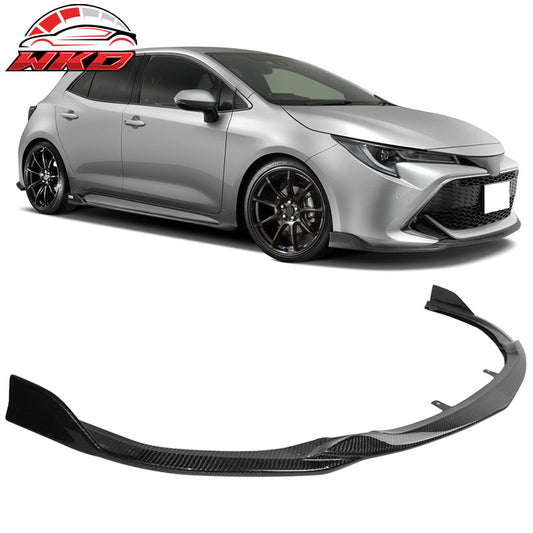 Wholesale 19-22 Toyota Corolla E210 Hatchback T Style Front Bumper Lip - Carbon Fiber