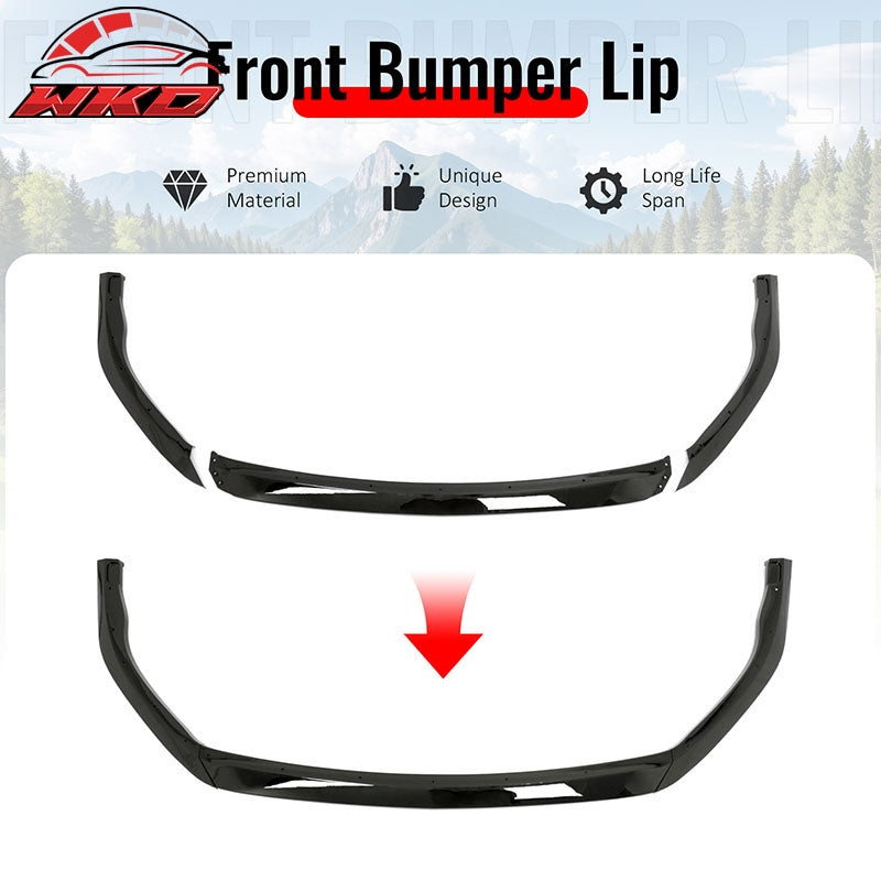 Fits 23-24 Toyota GR Corolla AS Style Front Lip& Side Skirts& Aprons Gloss Black