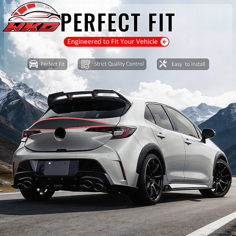 Wholesale 19-26 Toyota GR Corolla Trunk Spoiler Matte Black JDM Style Rear Wing ABS - Wikond Auto