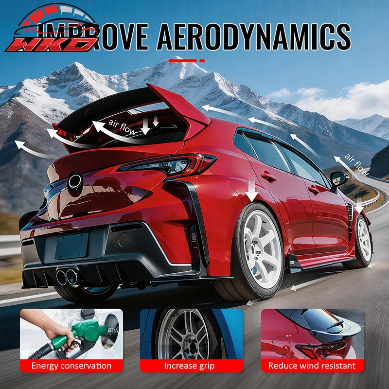 Wholesale 19-26 Toyota GR Corolla Trunk Spoiler Matte Black JDM Style Rear Wing ABS - Wikond Auto