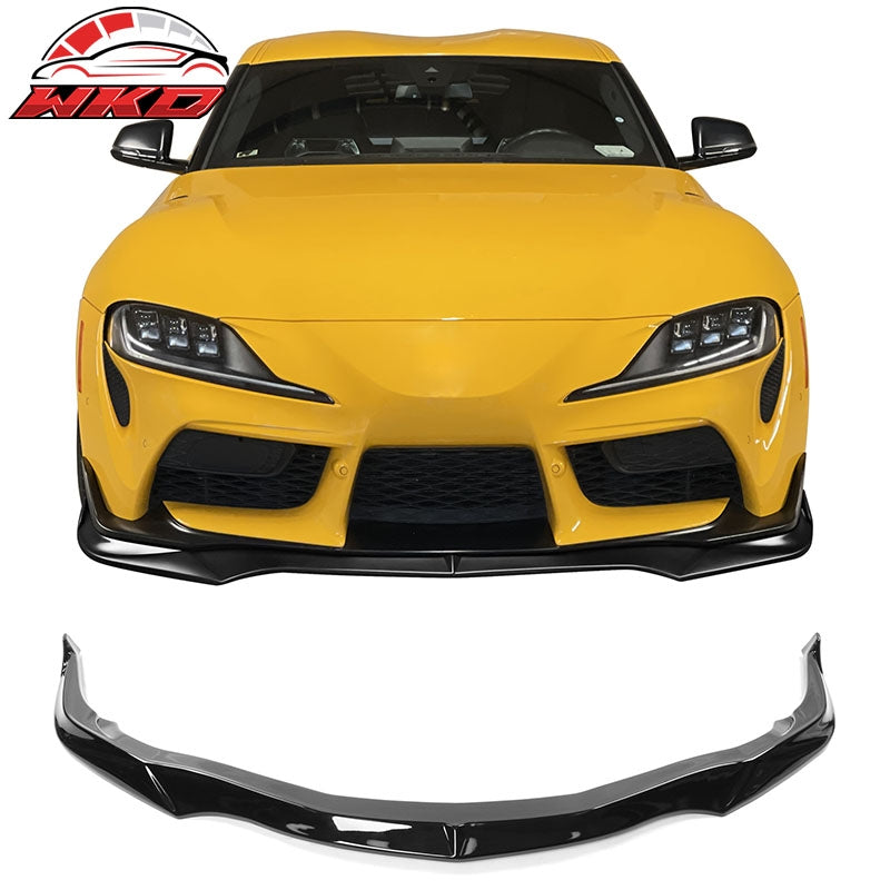 Wholesale 20-26 Toyota GR Supra A90 A91 IKON Style Gloss Black Front Bumper Lip PP