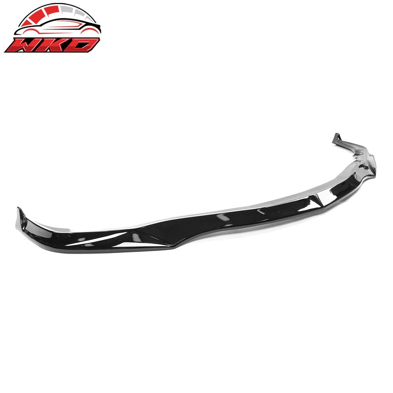 Fits 20-26 Toyota GR Supra A90 A91 IKON Style Gloss Black Front Bumper Lip PP