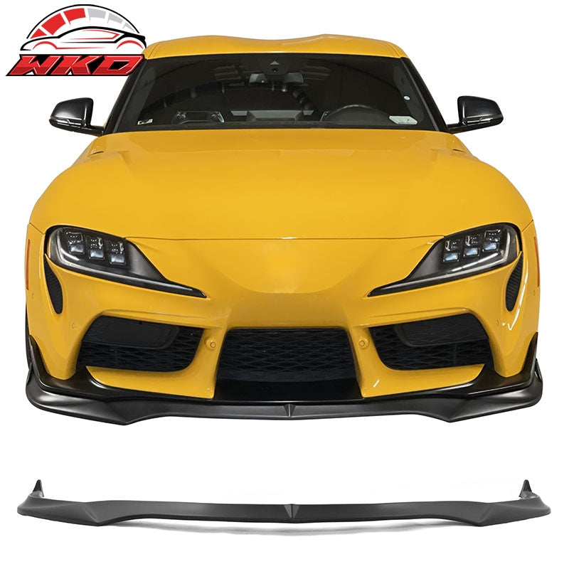 Wholesale 20-26 Toyota GR Supra A90 A91 IKON Style Front Bumper Lip PP Matte Black