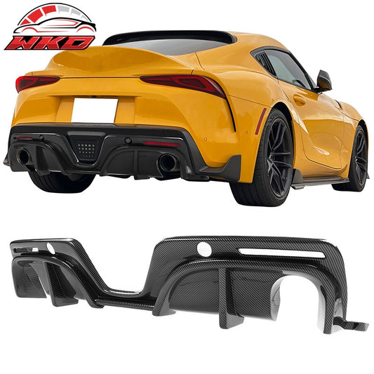 Wholesale 20-26 Toyota GR Supra A90 A91 IKON Rear Bumper Diffuser Carbon Fiber Print