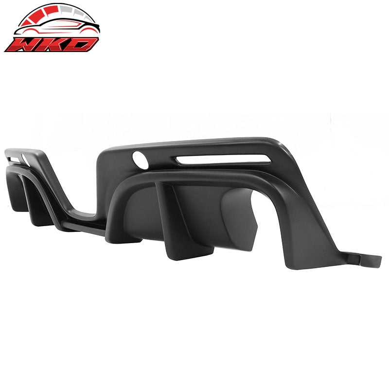 Fits 20-26 Toyota GR Supra A90 A91 IKON Style Rear Bumper Diffuser Matte Black