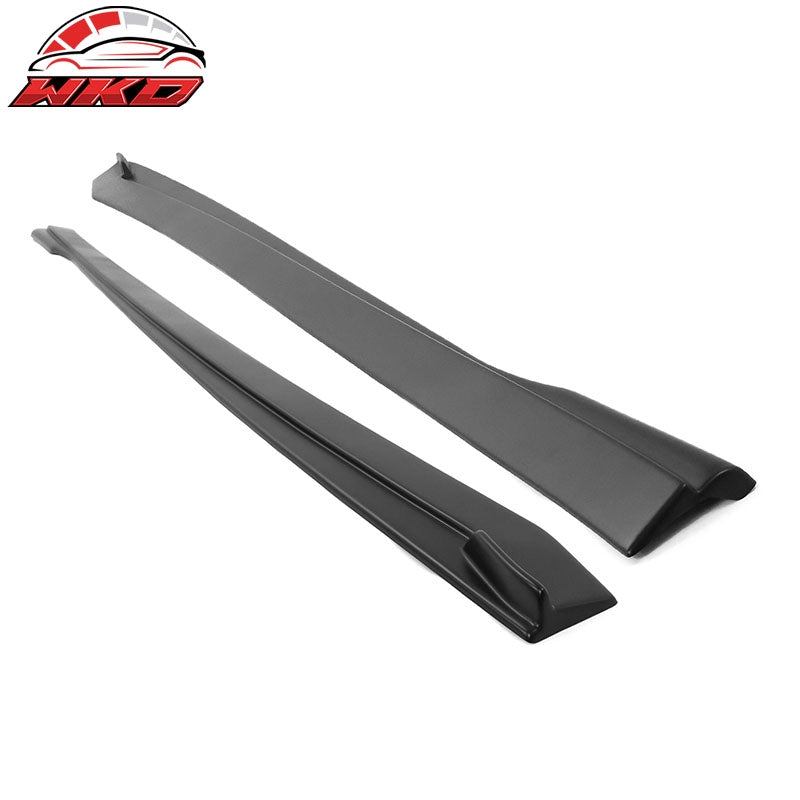 Fits 20-26 Toyota GR Supra A90 A91 IKON Style Side Skirts Rocker PP Matte Black
