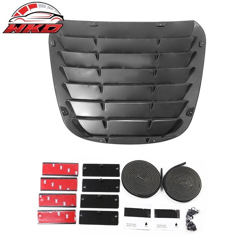 Fits 20-26 Toyota GR Supra A90 A91 IKON Style Rear Window Louver PP Gloss Black