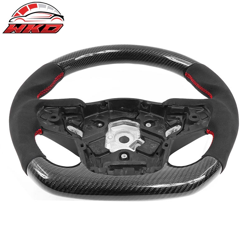 Wholesale 20-26 Toyota GR Supra A90 A91 Carbon Fiber CF Steering Wheel W/Red Stitch