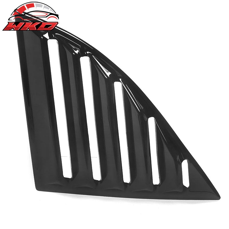 Fits 20-26 Toyota GR Supra A90 A91 IKON Style Side Window Louver PP Gloss Black