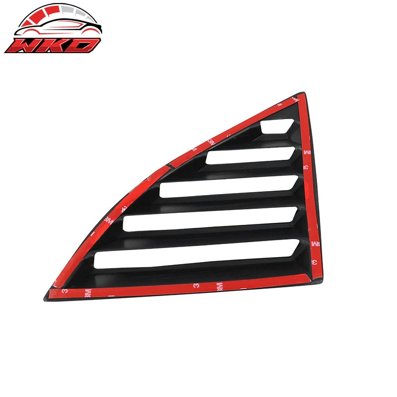 Fits 20-26 Toyota GR Supra A90 A91 IKON Style Side Window Louver PP Gloss Black