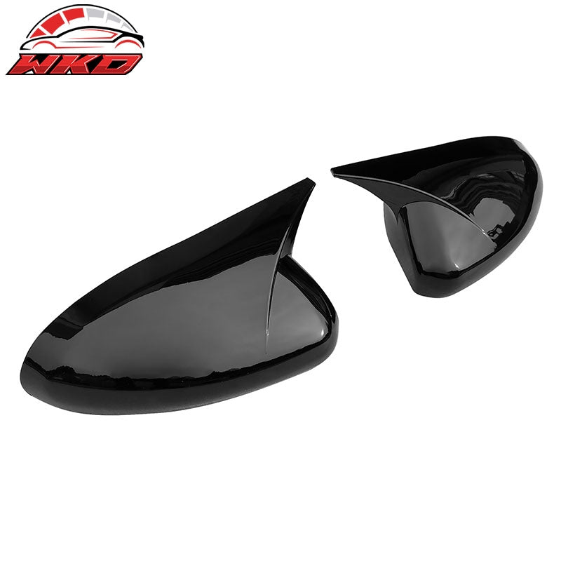 Fits 22-26 Toyota GR86/Subaru BRZ JDM Style 2PC Mirror Cover Cap ABS Gloss Black