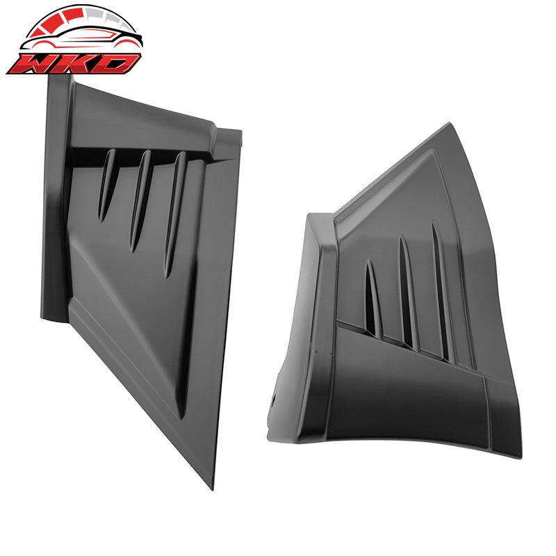 Fit 22-26 Toyota GR86/Subaru BRZ JDM Style 2PC Rear Bumper Aprons PP Matte Black