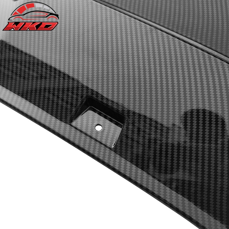 Fits 22-26 Toyota GR86/Subaru BRZ 2PCS Rear Window Louver ABS Carbon Fiber Print