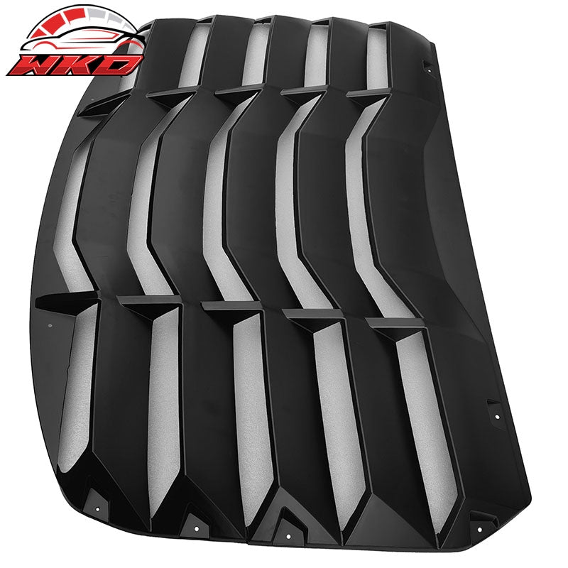 Fits 22-26 Toyota GR86/Subaru BRZ IKON 2PCS Rear Window Louvers ABS Matte Black