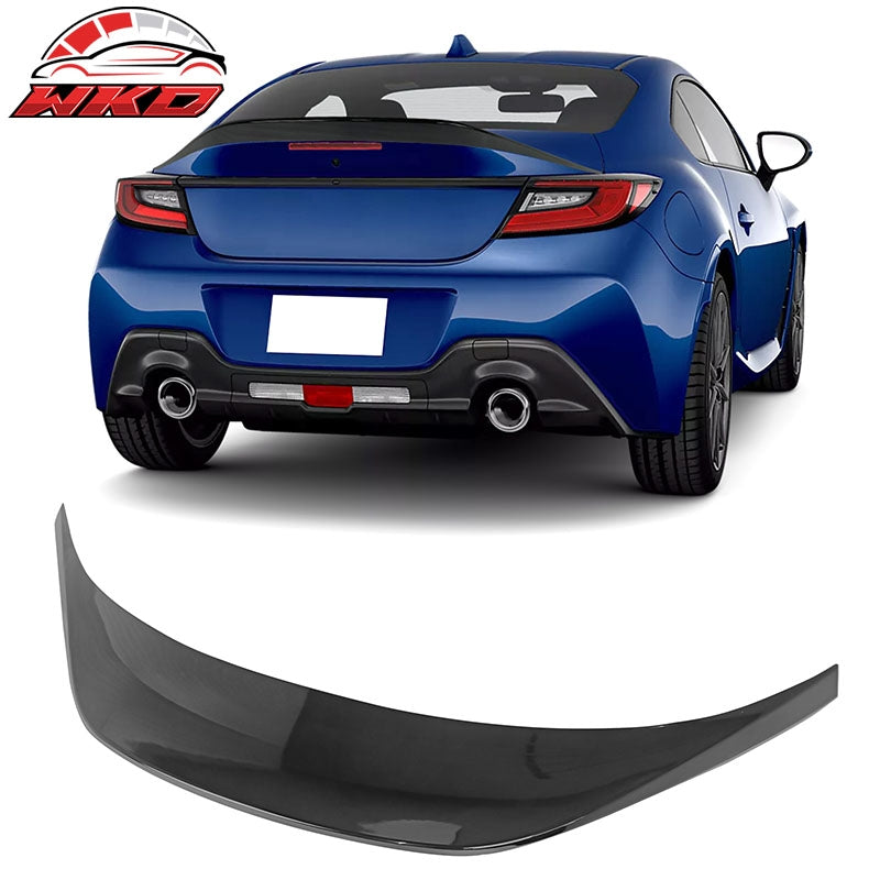 Fits 22-26 Toyota GR86/Subaru BRZ TRD Style Trunk Spoiler Painted #D4S Black