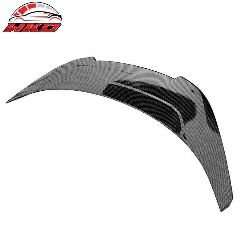 Fits 22-26 Toyota GR86/Subaru BRZ V Style Rear Trunk Spoiler Carbon Fiber Print