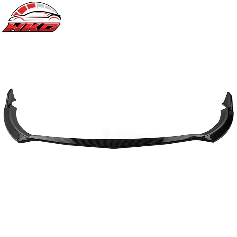 Fits 22-26 Toyota GR86 T Style Front Bumper Lip Chin Spoiler Carbon Fiber Print