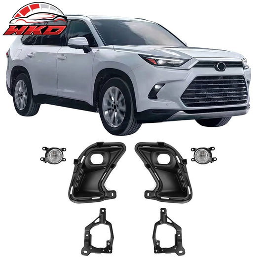 Wholesale 24-26 Toyota Grand Highlander LED Fog Lights Front Bumper Projector Lamps - Wikond Auto