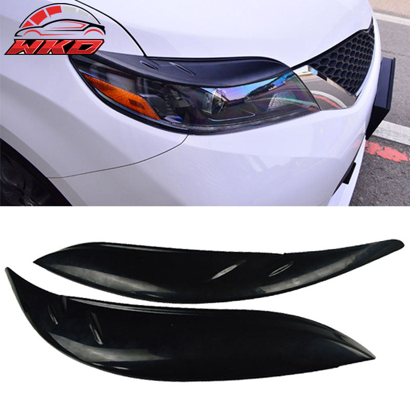 Fits 11-17 Toyota Sienna CityKruiser MP Unpainted Headlight Eyelids Eyebrows Cover
