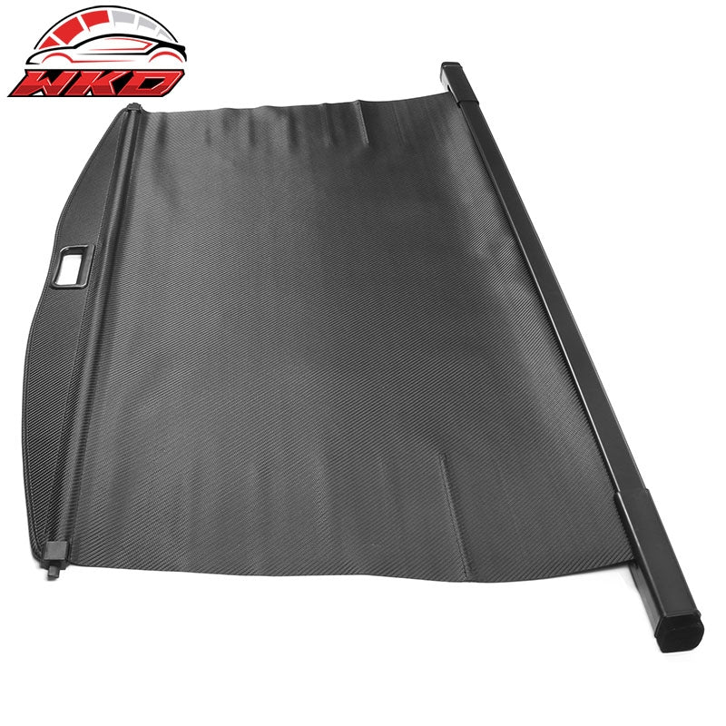 Fits 20-26 Toyota Highlander 3D Backrest Cover +Carbon Fiber Texture Cargo Cover