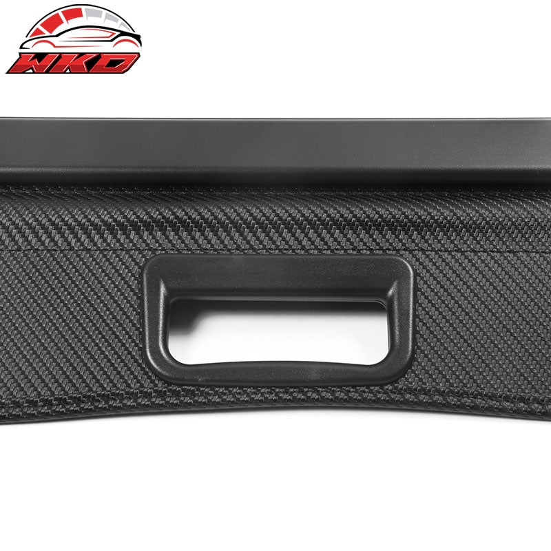 Fits 20-26 Toyota Highlander 3D Backrest Cover +Carbon Fiber Texture Cargo Cover