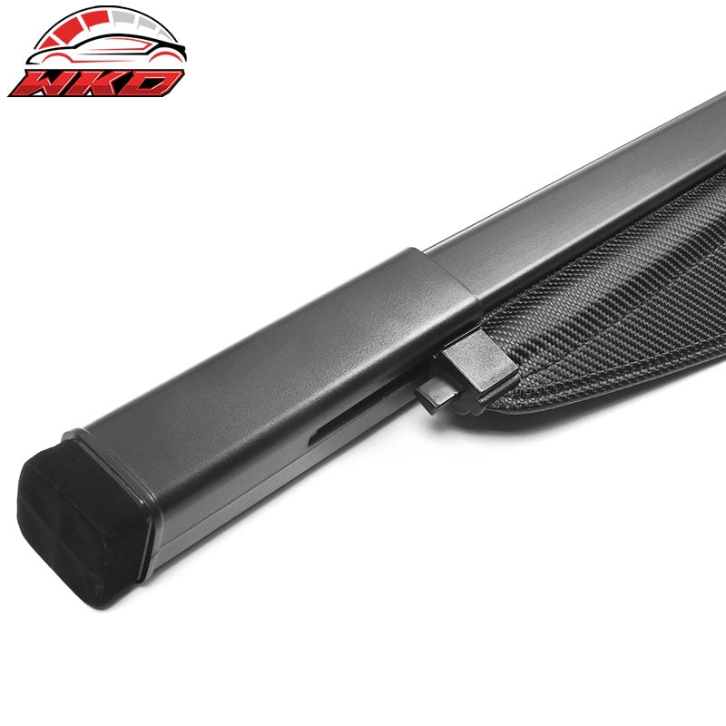 Fits 20-26 Toyota Highlander 3D Backrest Cover +Carbon Fiber Texture Cargo Cover