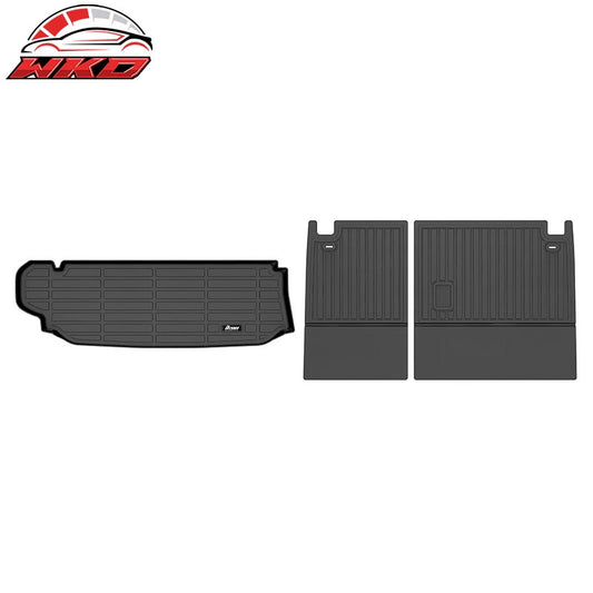 Wholesale 20-26 Toyota Highlander 3D Molded TPE Rear Backrest Mat + Cargo Cover - Wikond Auto