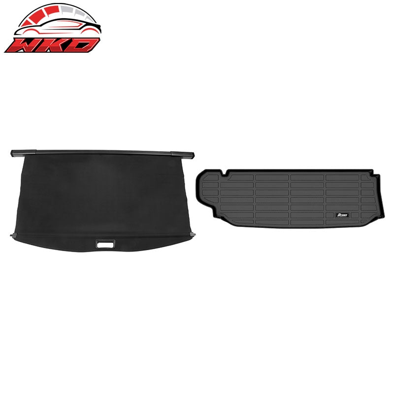 Wholesale 20-26 Toyota Highlander 3D TPE Rear Trunk Mat Cargo Liner Pad + Cargo Cover