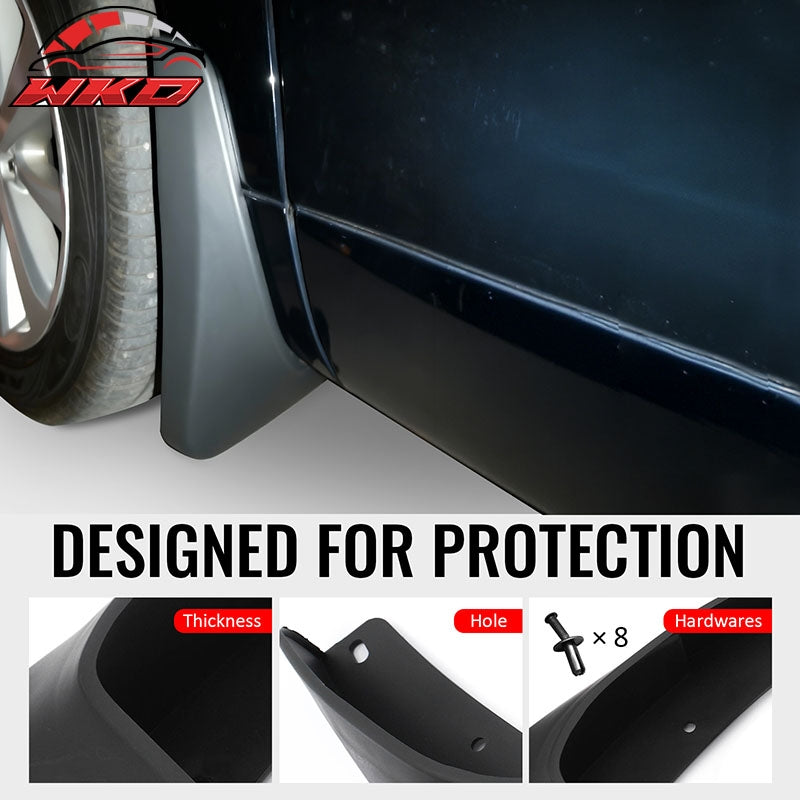 Wholesale 08-10 Toyota Highlander Front & Rear Mud Flaps Wheel Arch Splash Guards PP - Wikond Auto