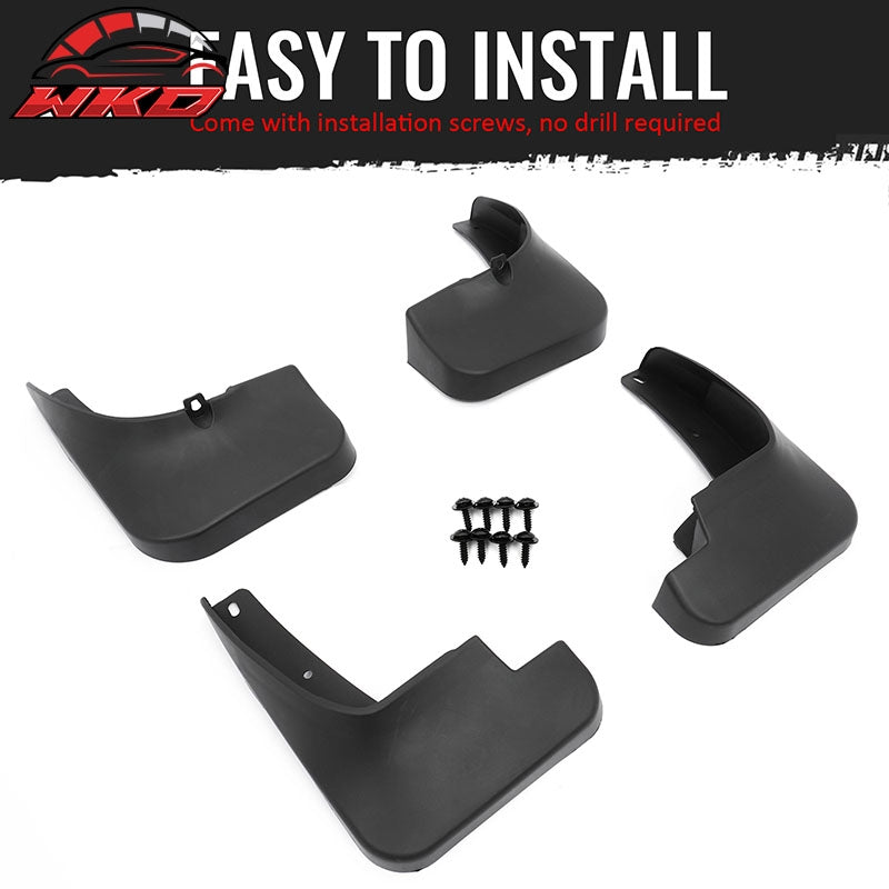 Wholesale 08-10 Toyota Highlander Front & Rear Mud Flaps Wheel Arch Splash Guards PP - Wikond Auto