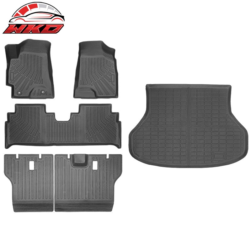 Wholesale 01-03 Toyota Highlander Heavy Duty TPE Floor Mats+ Trunk Mat+ Backrest Mats
