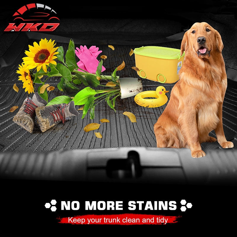 Fits 08-13 Toyota Highlander Heavy Duty TPE Floor Mats+ Trunk Mat+ Backrest Mats