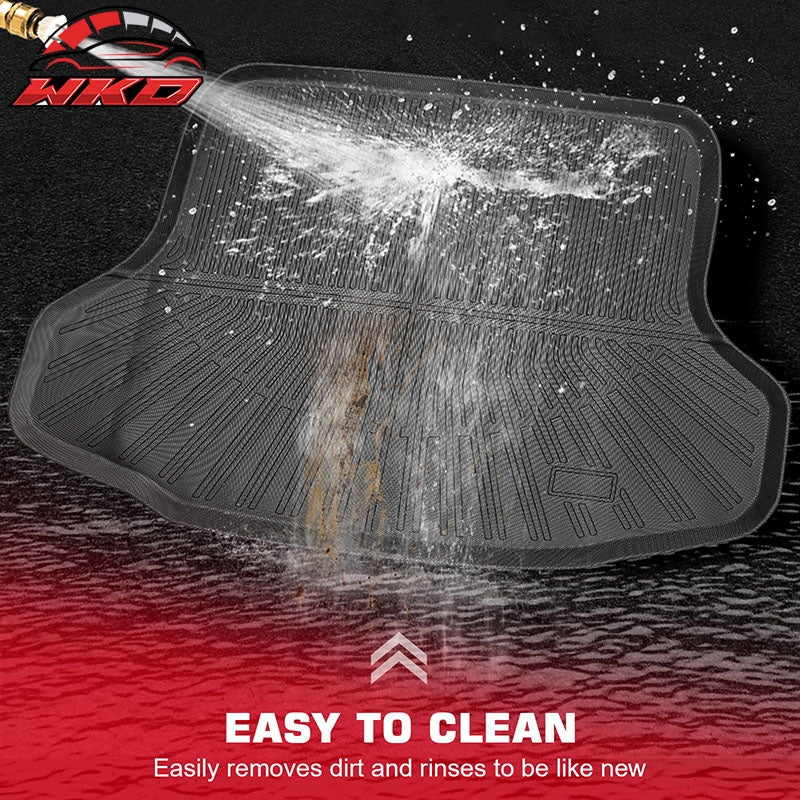 Fits 08-13 Toyota Highlander Heavy Duty TPE Floor Mats+ Trunk Mat+ Backrest Mats