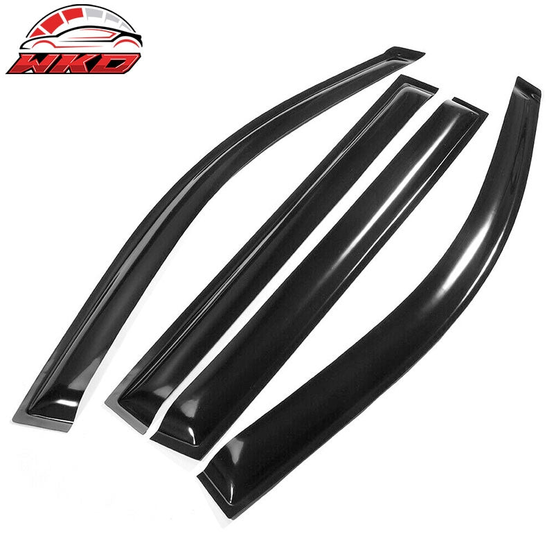 Fits 08-13 Toyota Highlander Window Visors Acrylic Sun Rain Deflector 4Pc Set