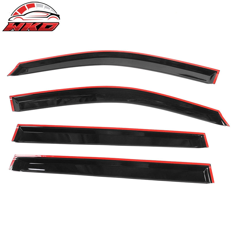 Fits 14-19 Toyota Highlander Window Visors Acrylic Sun Guard Rain Deflector 4PC