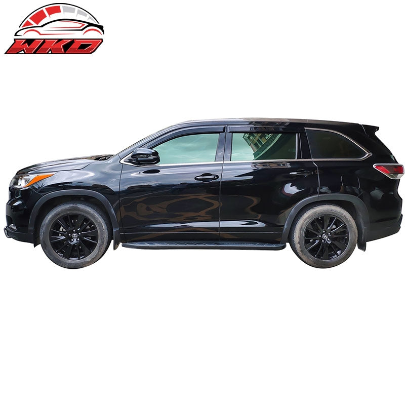 Fits 14-19 Toyota Highlander Window Visors Acrylic Sun Guard Rain Deflector 4PC