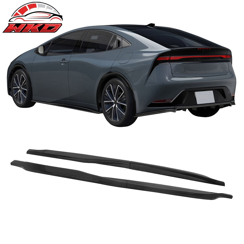Wholesale For 23-26 Toyota Prius AR Style Side Skirt Extension Molding Lip ABS Gloss Black