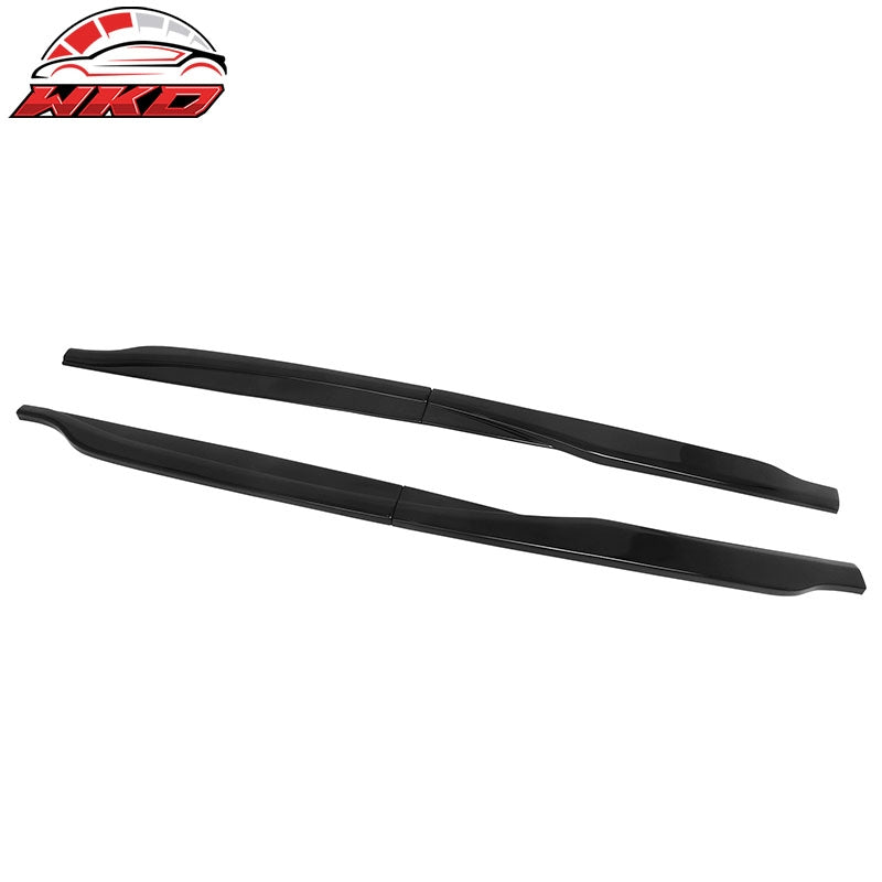 For 23-26 Toyota Prius AR Style Side Skirt Extension Molding Lip ABS Gloss Black